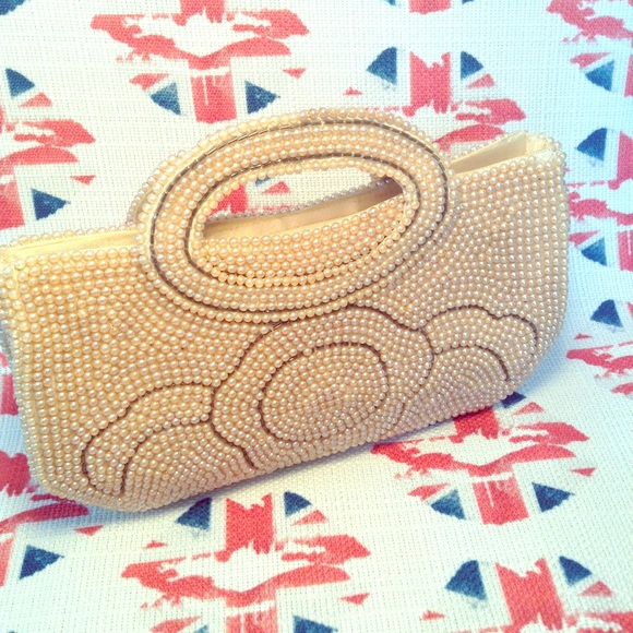 Beaded Bag - Champagne